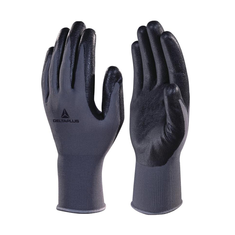 Delta Plus VE722 Nitrile Foam Coated Light Work Safety Gloves